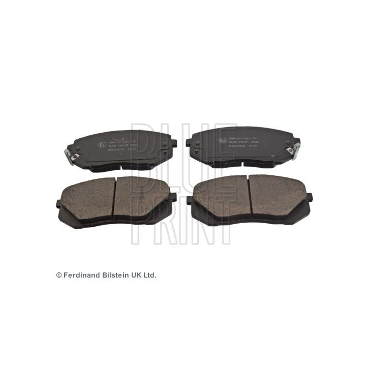 Stabdžių trinkelių rinkinys, diskinis stabdys BLUE PRINT ADG04278