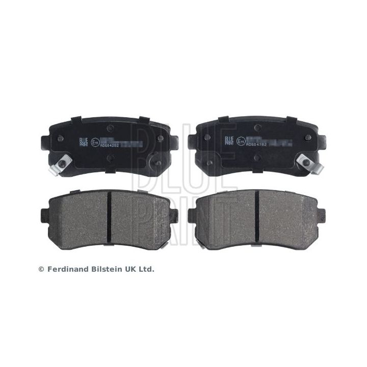 Stabdžių trinkelių rinkinys, diskinis stabdys BLUE PRINT ADG04282