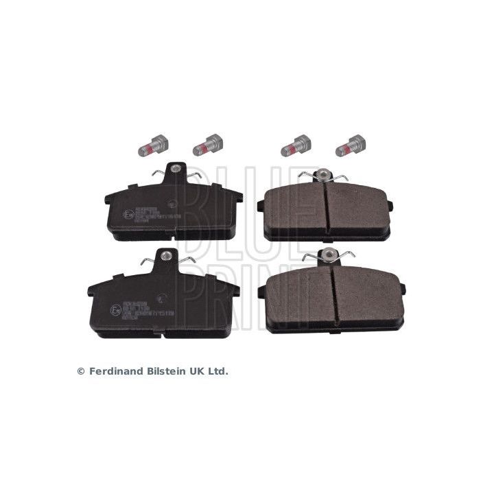 Stabdžių trinkelių rinkinys, diskinis stabdys BLUE PRINT ADK84209