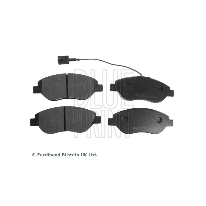 Stabdžių trinkelių rinkinys, diskinis stabdys BLUE PRINT ADL144203