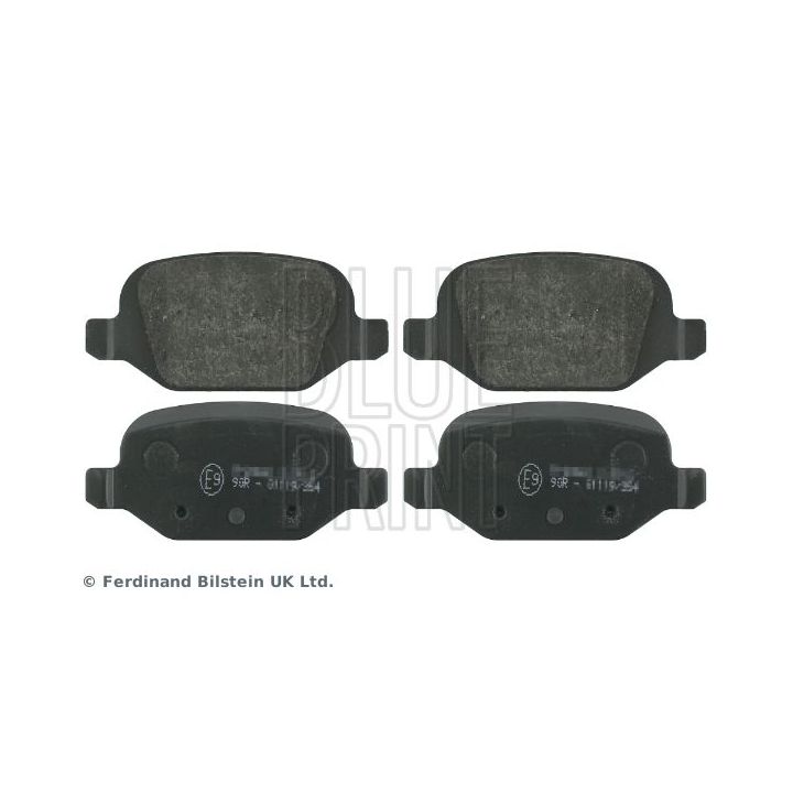 Stabdžių trinkelių rinkinys, diskinis stabdys BLUE PRINT ADL144205