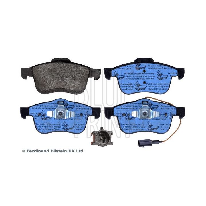 Stabdžių trinkelių rinkinys, diskinis stabdys BLUE PRINT ADL144215