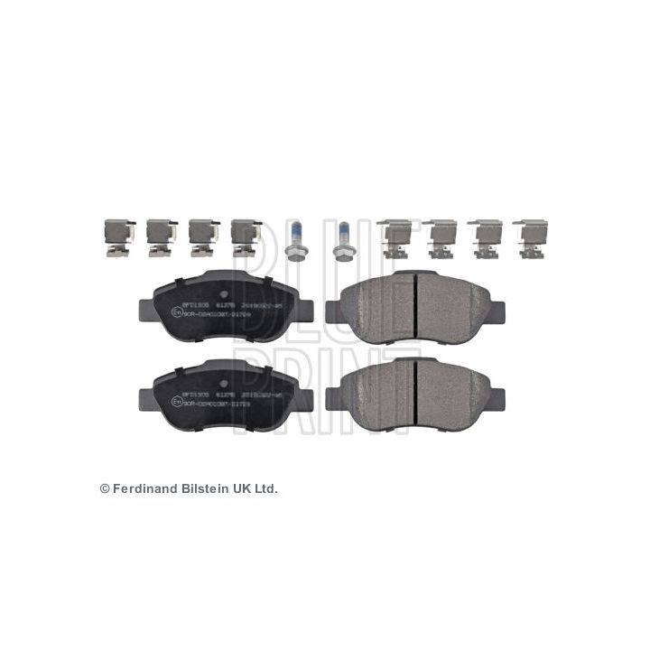 Stabdžių trinkelių rinkinys, diskinis stabdys BLUE PRINT ADL144240