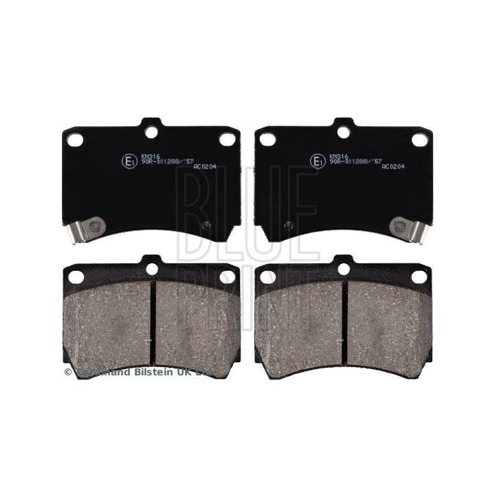 Stabdžių trinkelių rinkinys, diskinis stabdys BLUE PRINT ADM54249