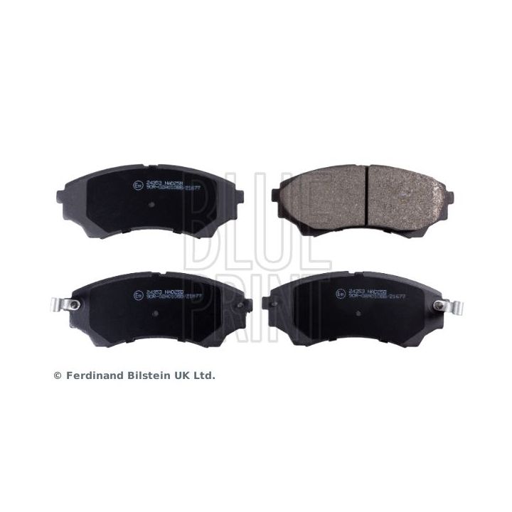 Stabdžių trinkelių rinkinys, diskinis stabdys BLUE PRINT ADM54286