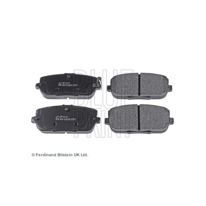 Stabdžių trinkelių rinkinys, diskinis stabdys BLUE PRINT ADM54291