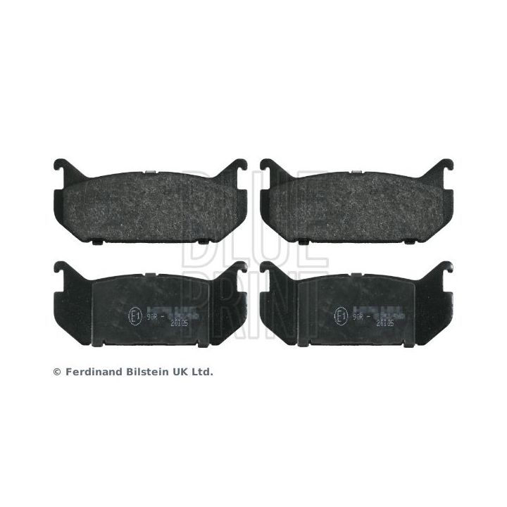 Stabdžių trinkelių rinkinys, diskinis stabdys BLUE PRINT ADM54293