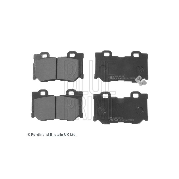 Stabdžių trinkelių rinkinys, diskinis stabdys BLUE PRINT ADN142149