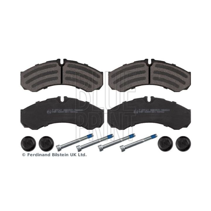 Stabdžių trinkelių rinkinys, diskinis stabdys BLUE PRINT ADN142153