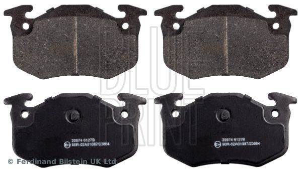 Stabdžių trinkelių rinkinys, diskinis stabdys BLUE PRINT ADP154238