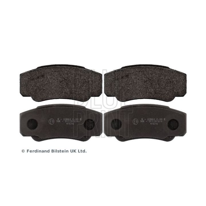 Stabdžių trinkelių rinkinys, diskinis stabdys BLUE PRINT ADP154245