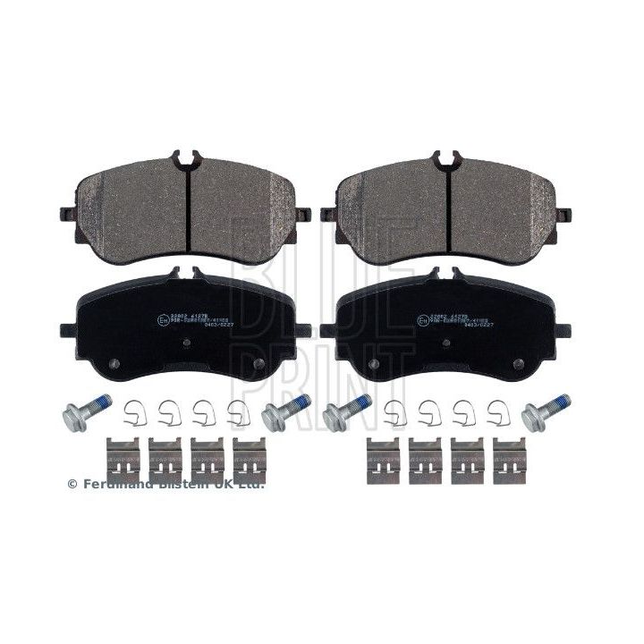 Stabdžių trinkelių rinkinys, diskinis stabdys BLUE PRINT ADV184264