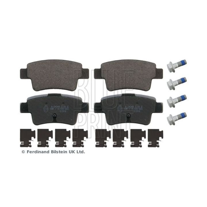 Stabdžių trinkelių rinkinys, diskinis stabdys BLUE PRINT ADW194208