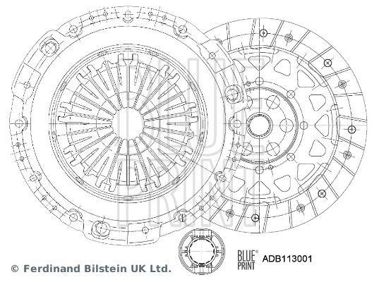 Sankabos komplektas BLUE PRINT ADB113001