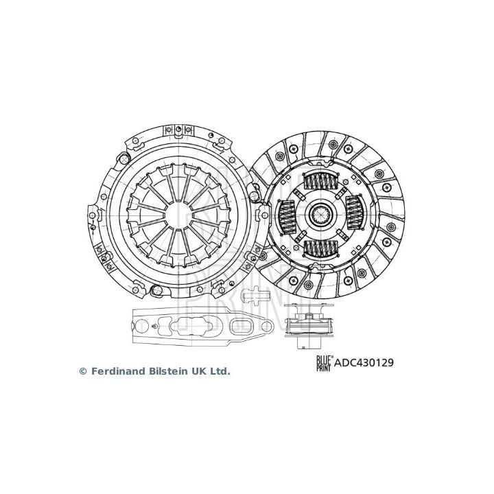 Sankabos komplektas BLUE PRINT ADC430129