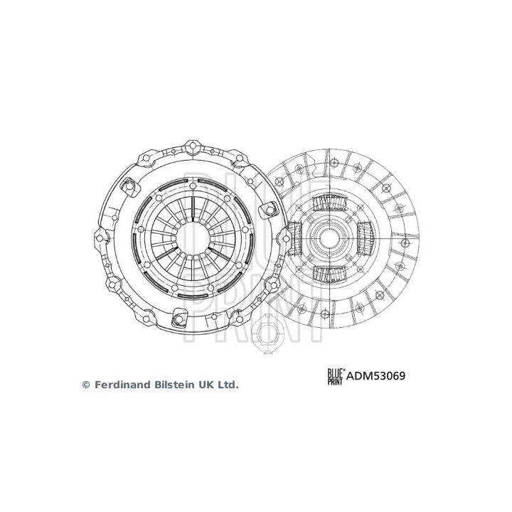 Sankabos komplektas BLUE PRINT ADM53069