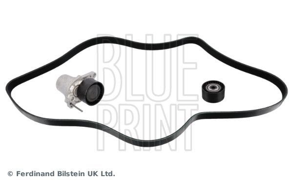 V formos rumbuotas diržas, komplektas BLUE PRINT ADBP960061