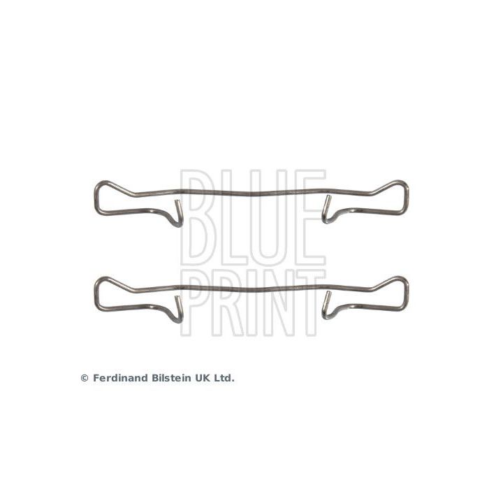 Priedų komplektas, diskinių stabdžių trinkelės BLUE PRINT ADBP480000