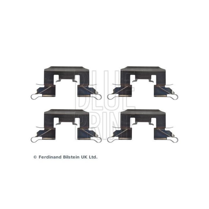 Priedų komplektas, diskinių stabdžių trinkelės BLUE PRINT ADBP480006