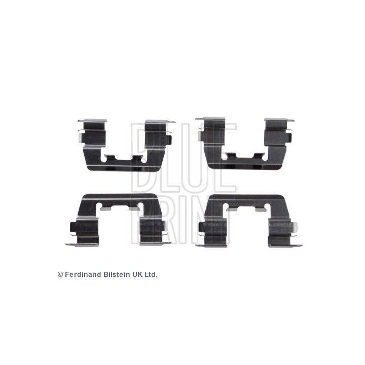 Priedų komplektas, diskinių stabdžių trinkelės BLUE PRINT ADG048602