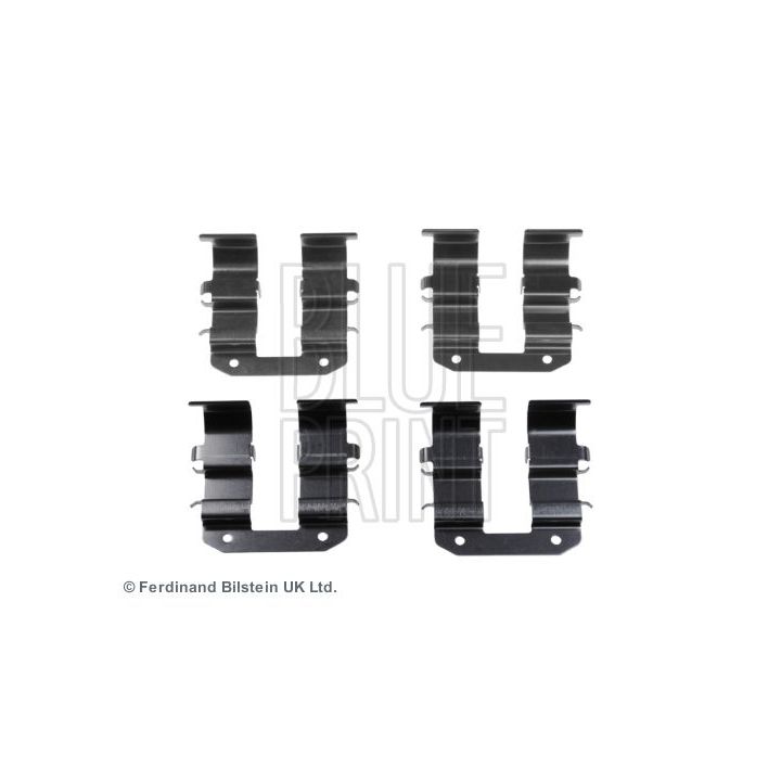 Priedų komplektas, diskinių stabdžių trinkelės BLUE PRINT ADG048606