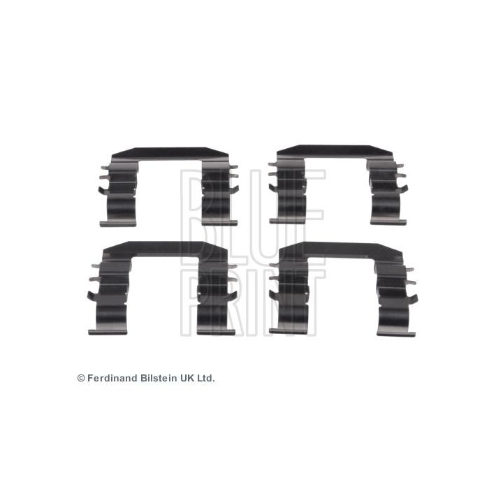 Priedų komplektas, diskinių stabdžių trinkelės BLUE PRINT ADG048607