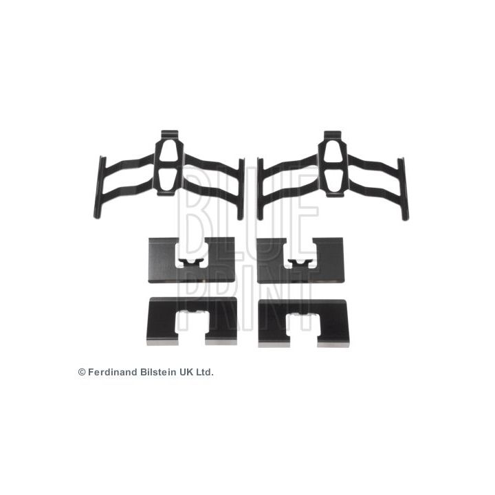 Priedų komplektas, diskinių stabdžių trinkelės BLUE PRINT ADH248600