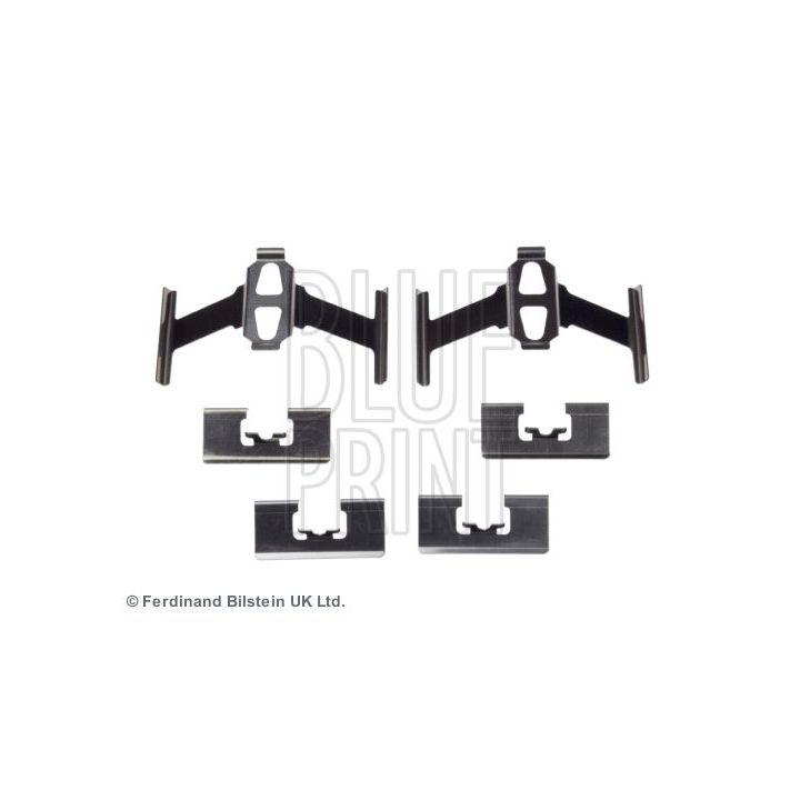 Priedų komplektas, diskinių stabdžių trinkelės BLUE PRINT ADH248602