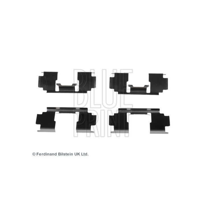 Priedų komplektas, diskinių stabdžių trinkelės BLUE PRINT ADH248603