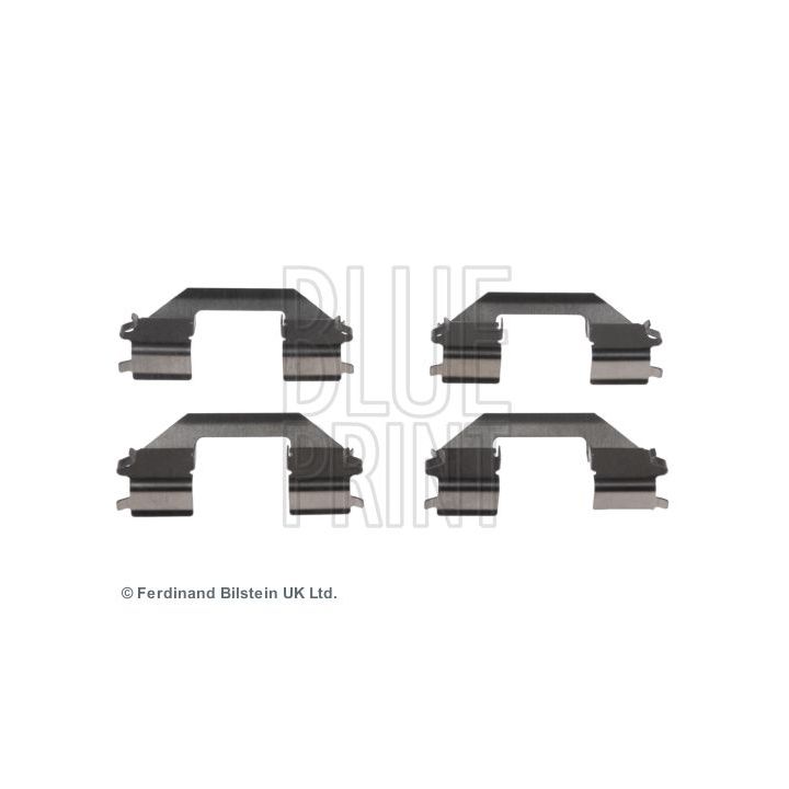 Priedų komplektas, diskinių stabdžių trinkelės BLUE PRINT ADH248606