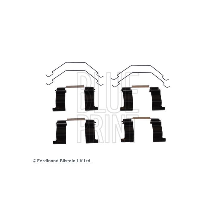 Priedų komplektas, diskinių stabdžių trinkelės BLUE PRINT ADM548602