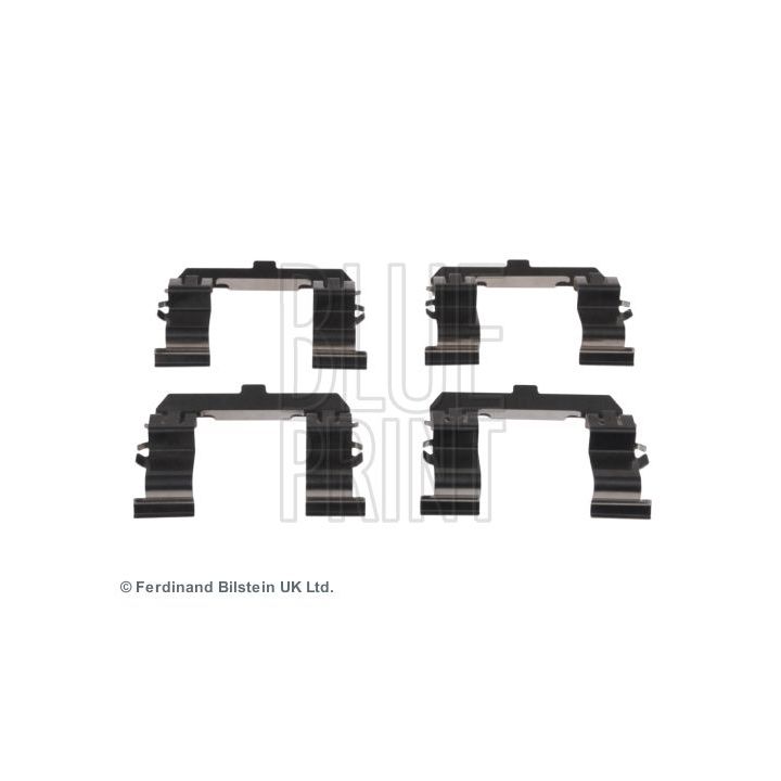 Priedų komplektas, diskinių stabdžių trinkelės BLUE PRINT ADM548604