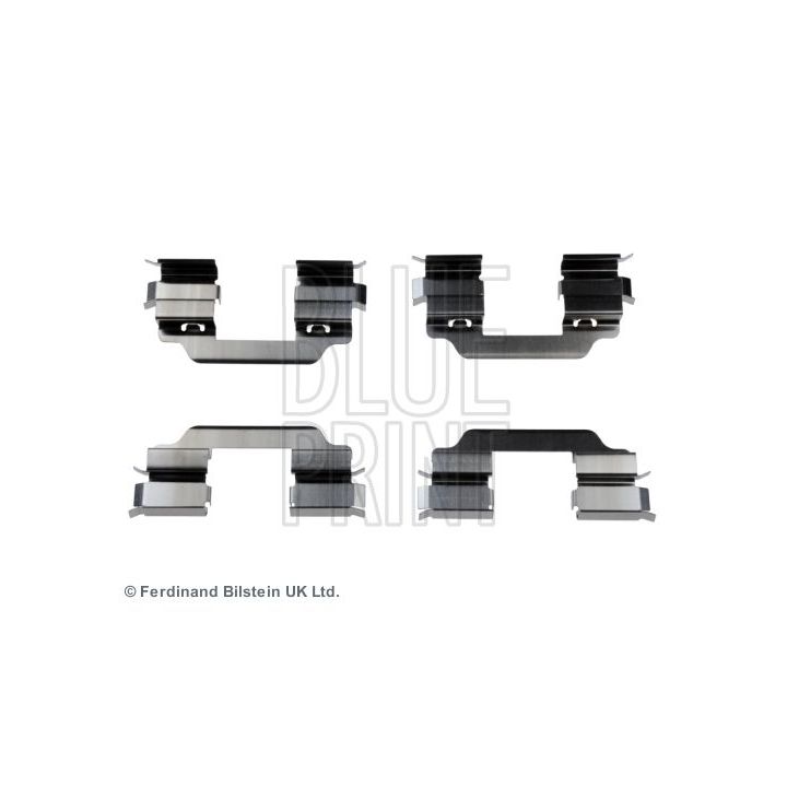 Priedų komplektas, diskinių stabdžių trinkelės BLUE PRINT ADN148601