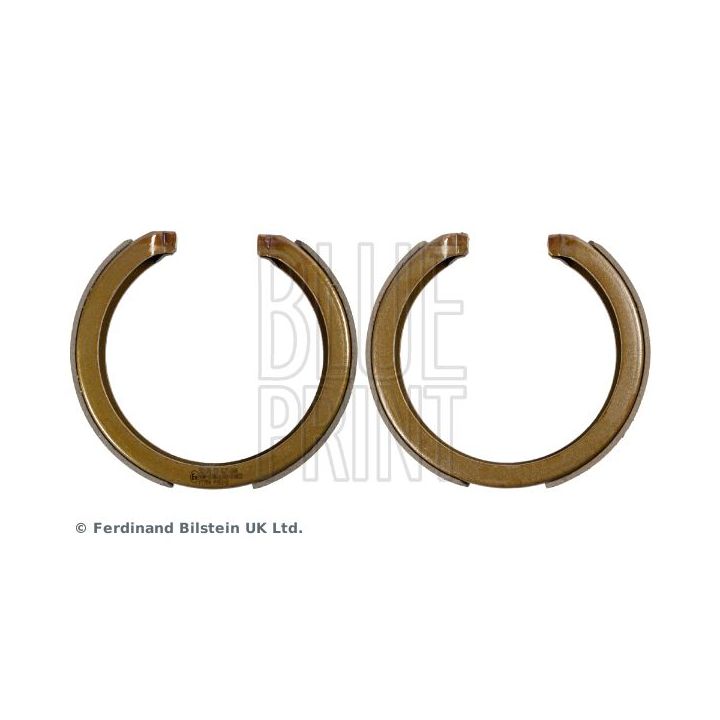 Stabdžių trinkelių komplektas, stovėjimo stabdis BLUE PRINT ADG04128