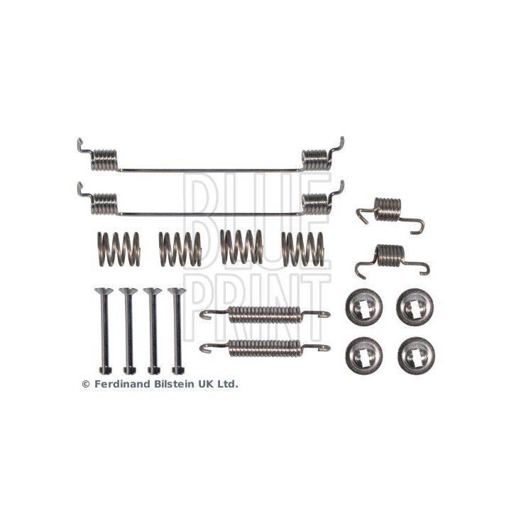 Priedų komplektas, stabdžių trinkelės BLUE PRINT ADBP410071