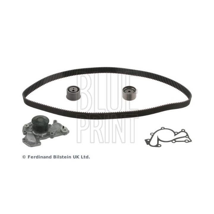 Vandens siurblio ir paskirstymo diržo komplektas BLUE PRINT ADBP730029