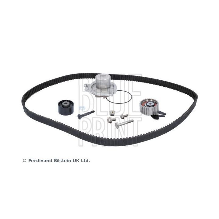 Vandens siurblio ir paskirstymo diržo komplektas BLUE PRINT ADBP730032