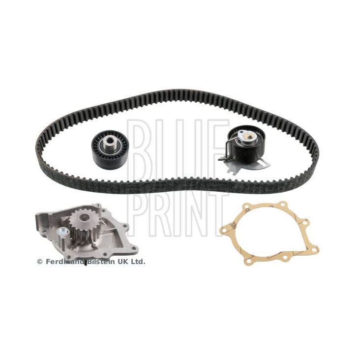 Vandens siurblio ir paskirstymo diržo komplektas BLUE PRINT ADBP730034