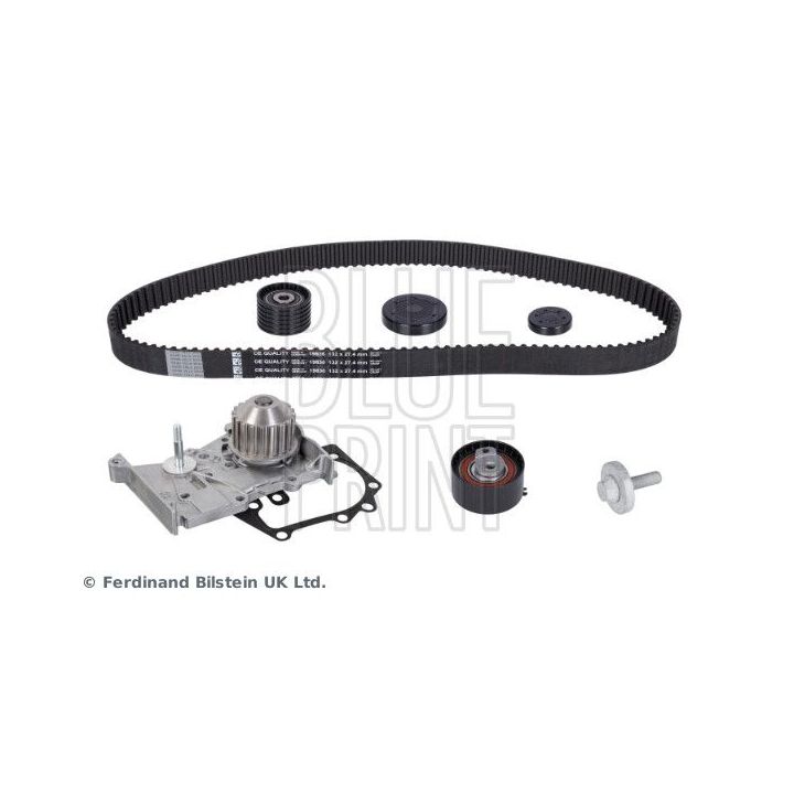 Vandens siurblio ir paskirstymo diržo komplektas BLUE PRINT ADBP730102