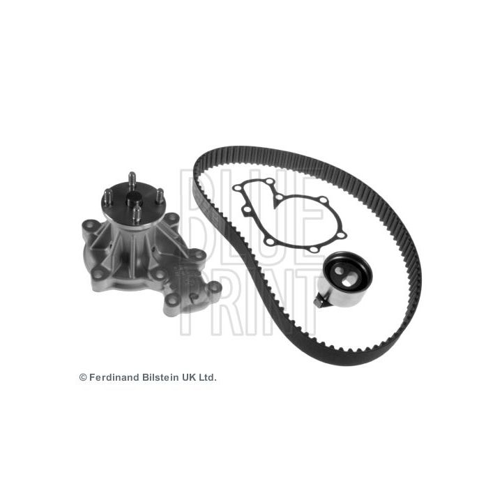Vandens siurblio ir paskirstymo diržo komplektas BLUE PRINT ADM57325