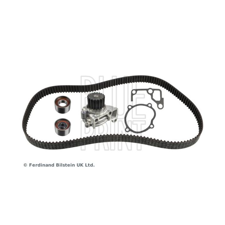 Vandens siurblio ir paskirstymo diržo komplektas BLUE PRINT ADM573702