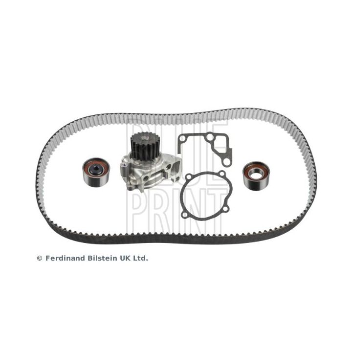 Vandens siurblio ir paskirstymo diržo komplektas BLUE PRINT ADM573703