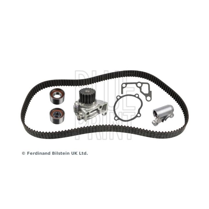 Vandens siurblio ir paskirstymo diržo komplektas BLUE PRINT ADM573704