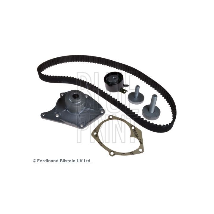 Vandens siurblio ir paskirstymo diržo komplektas BLUE PRINT ADN173701