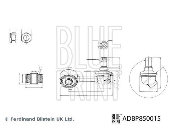 šarnyro stabilizatorius BLUE PRINT ADBP850015