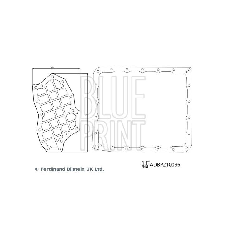 Hidraulinių filtrų komplektas, automatinė transmisija BLUE PRINT ADBP210096