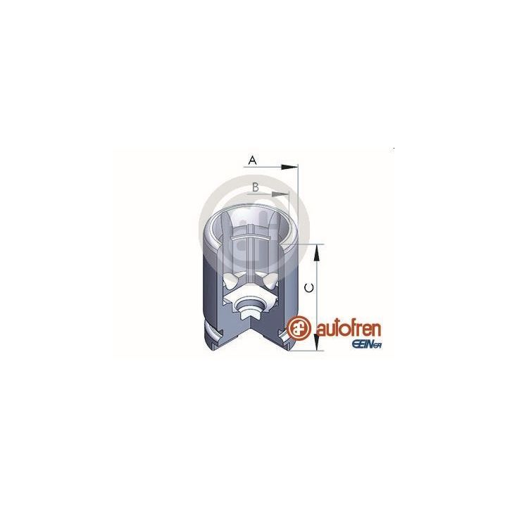 Stūmoklis, stabdžių apkaba AUTOFREN SEINSA D02526