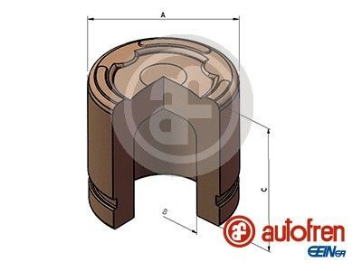 Stūmoklis, stabdžių apkaba AUTOFREN SEINSA D025906