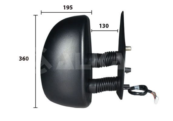 Išorinis veidrodėlis ALKAR 9257961