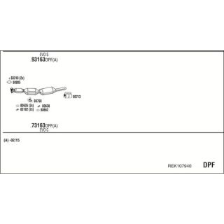 Išmetimo sistema WALKER REK107940